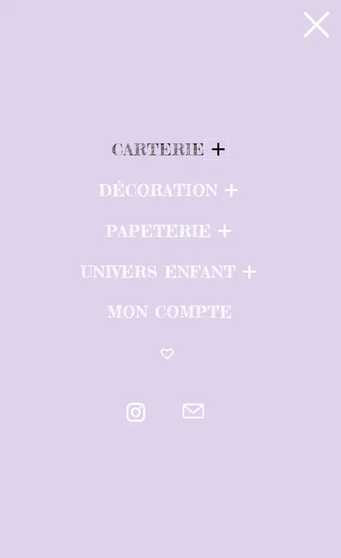 site bonjouramour menu mobile